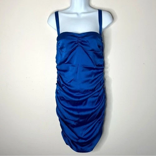 LIONESS Women's Mini Dress Cobalt Blue Size M NWT - photo 4