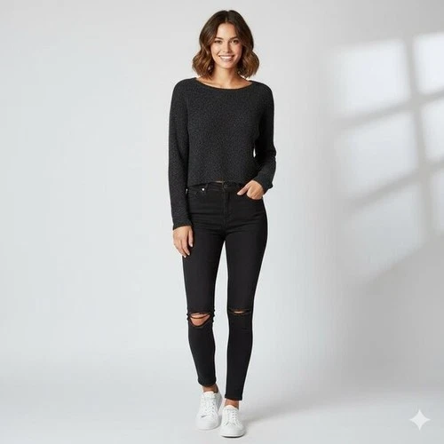 BCBG Women's Ida Sweater Black Size S - photo 3