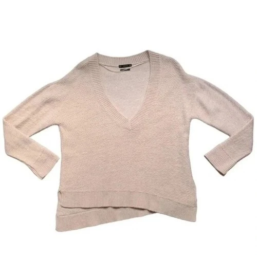 Zara Women's Sweater Size S Pink Chevron Knit - photo 3
