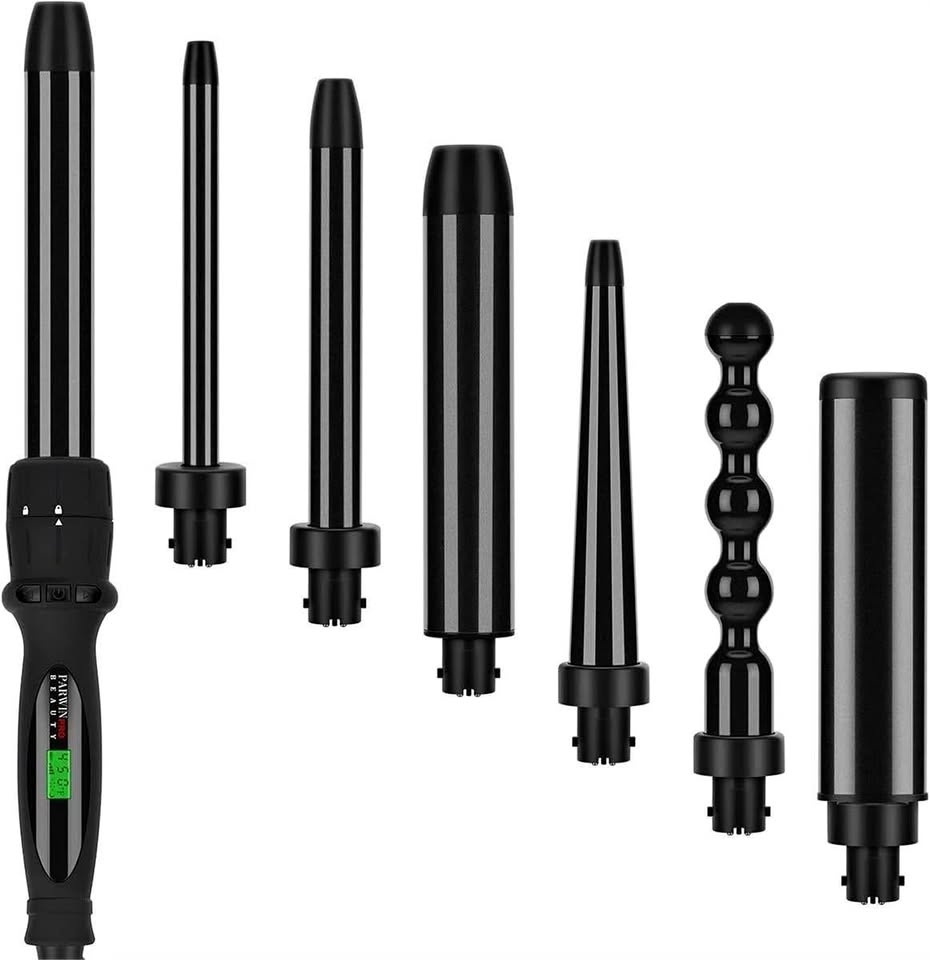 PARWIN PRO BEAUTY 7 in 1 Curling Wand Set