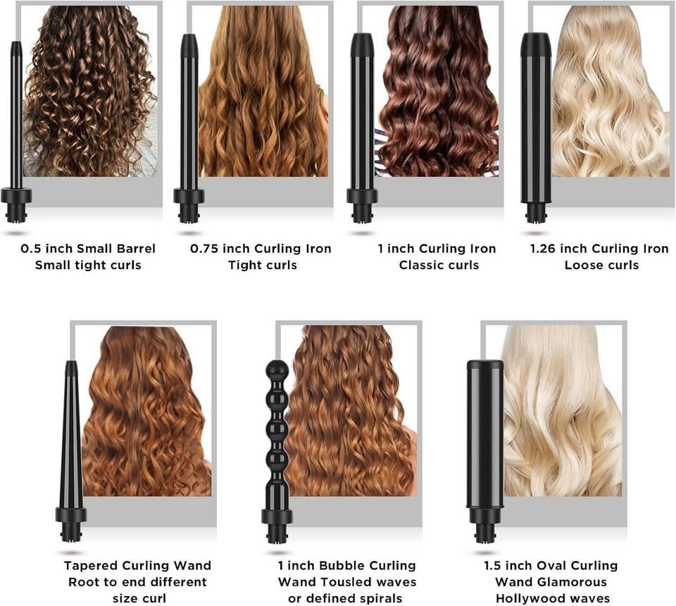 PARWIN PRO BEAUTY 7 in 1 Curling Wand Set - photo 2