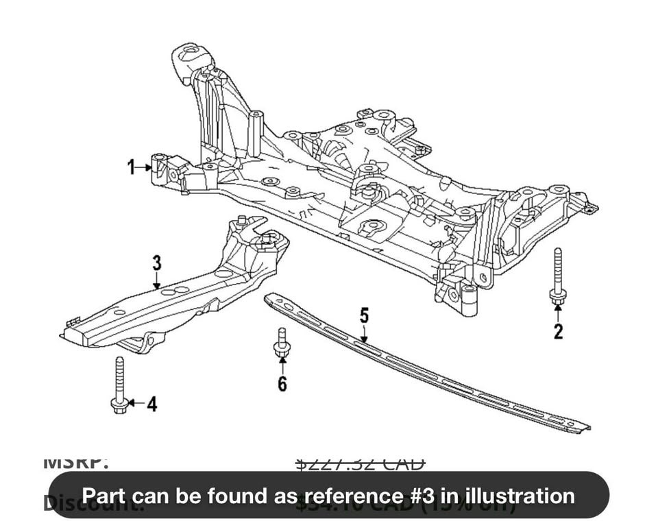Front Extension - Honda CRV (50160-3A0-A00) - photo 4