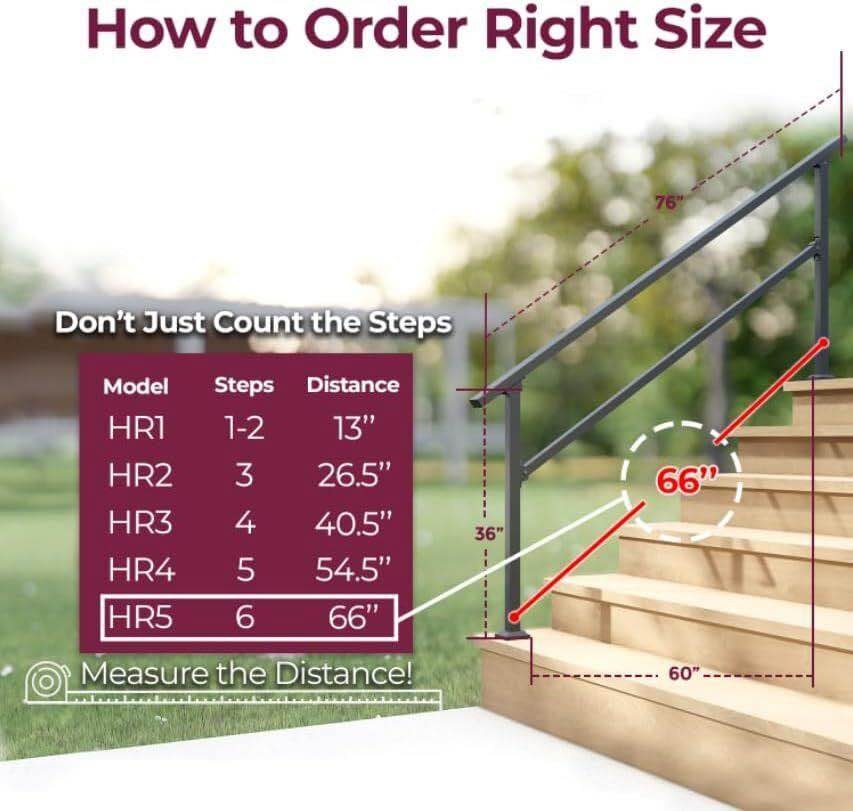 CR Fence & Rail Hand Rails for Outdoor Steps - photo 2