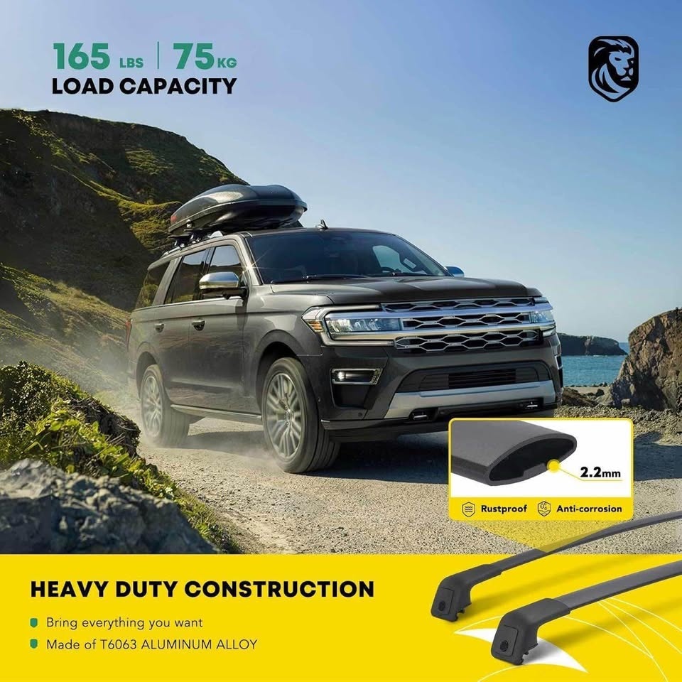Car Roof Rack Cross Bar Hyundai Santa Fe 2013-2018 - photo 4