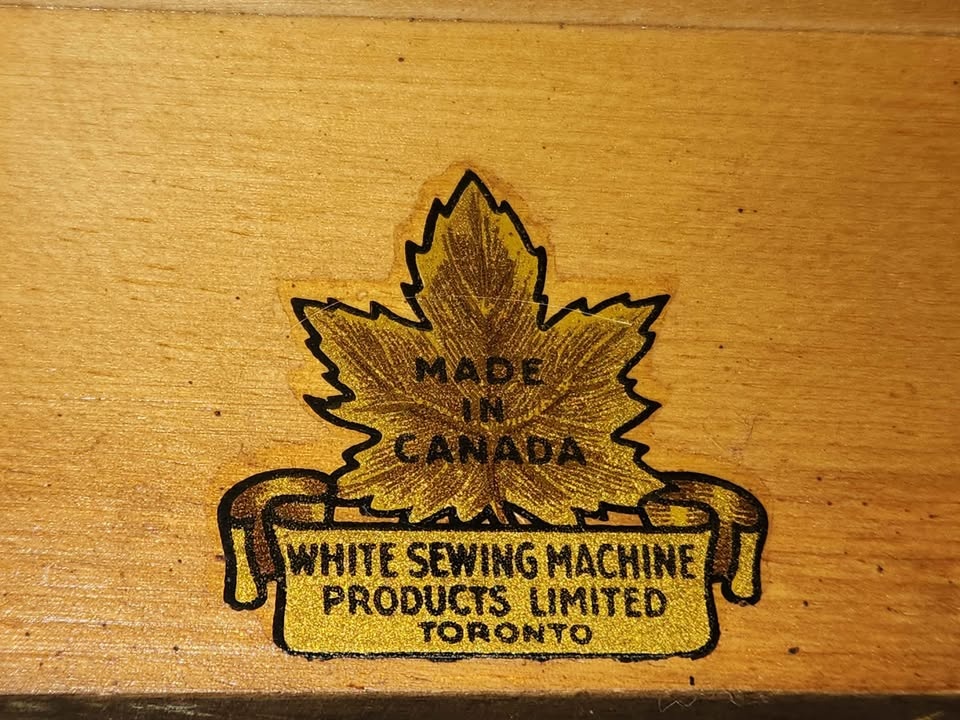 Antique Wooden Sewing Notions Cabinet ( Made In Canada) - photo 2