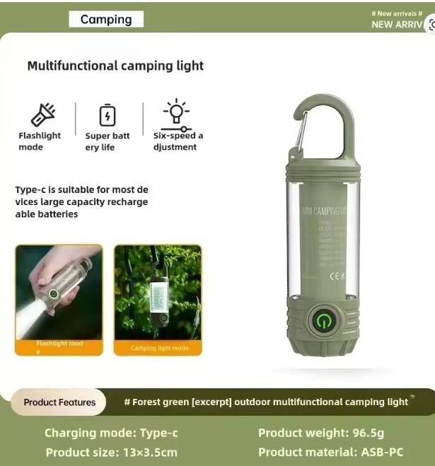 LED Camping Lights Rechargeable Flashlights Portable - photo 2