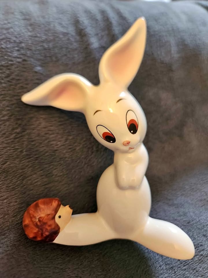 Vintage Goebel Bunny with Hedgehog