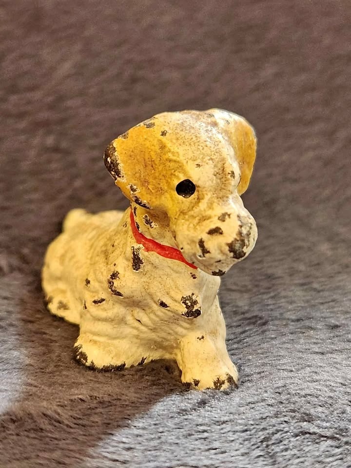 Antique Cast Iron Hubley Wirehaired Terrier #1