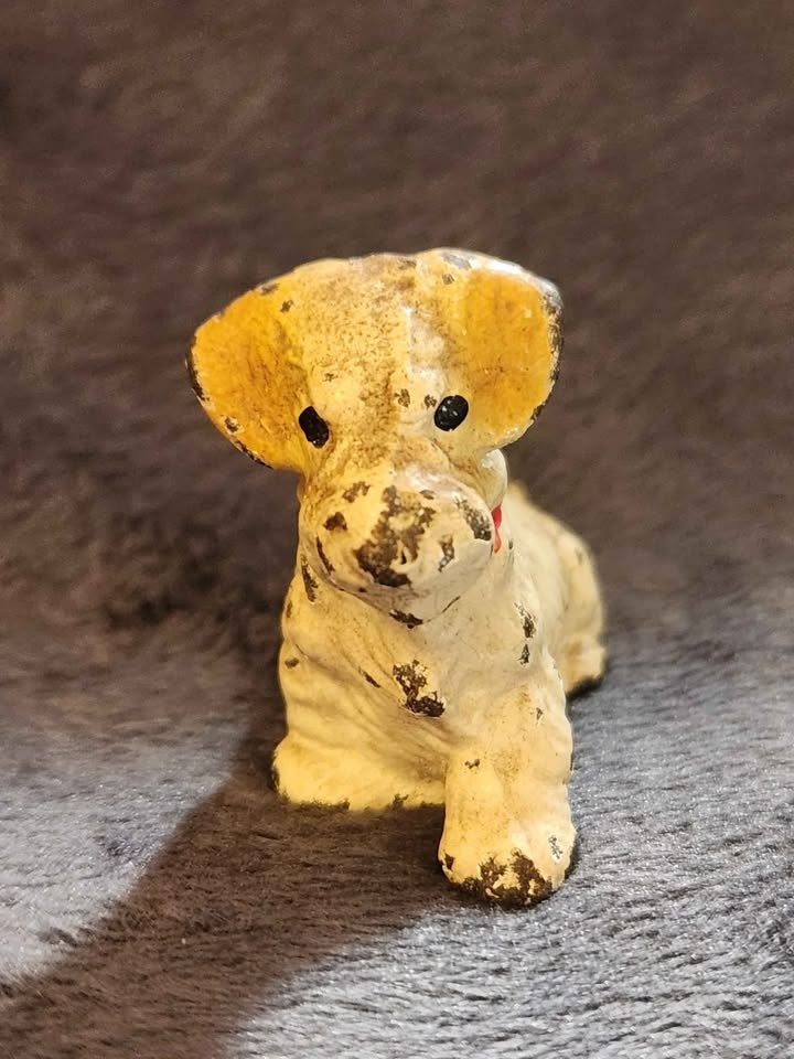 Antique Cast Iron Hubley Wirehaired Terrier #1 - photo 2