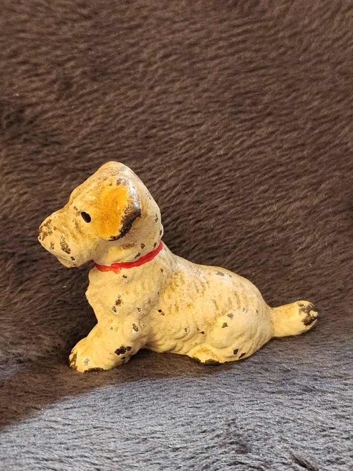 Antique Cast Iron Hubley Wirehaired Terrier #1 - photo 3