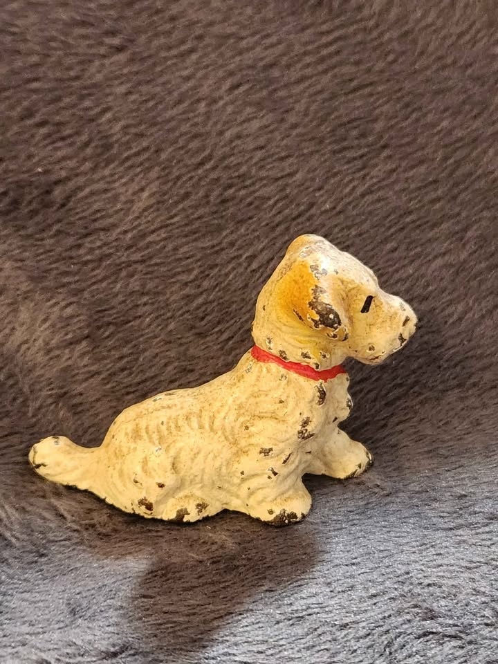 Antique Cast Iron Hubley Wirehaired Terrier #1 - photo 4