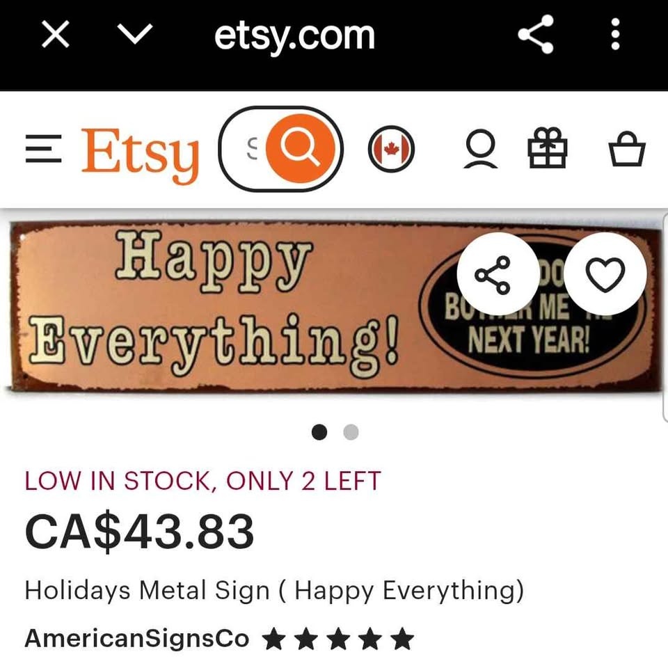 Happy Everything Sign - photo 2