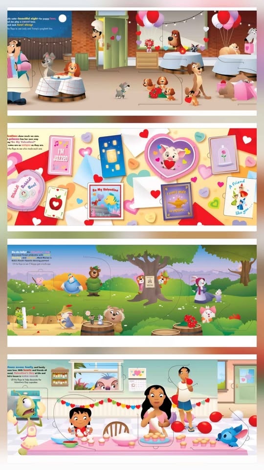 Disney Valentine's Day Flap Book - photo 3