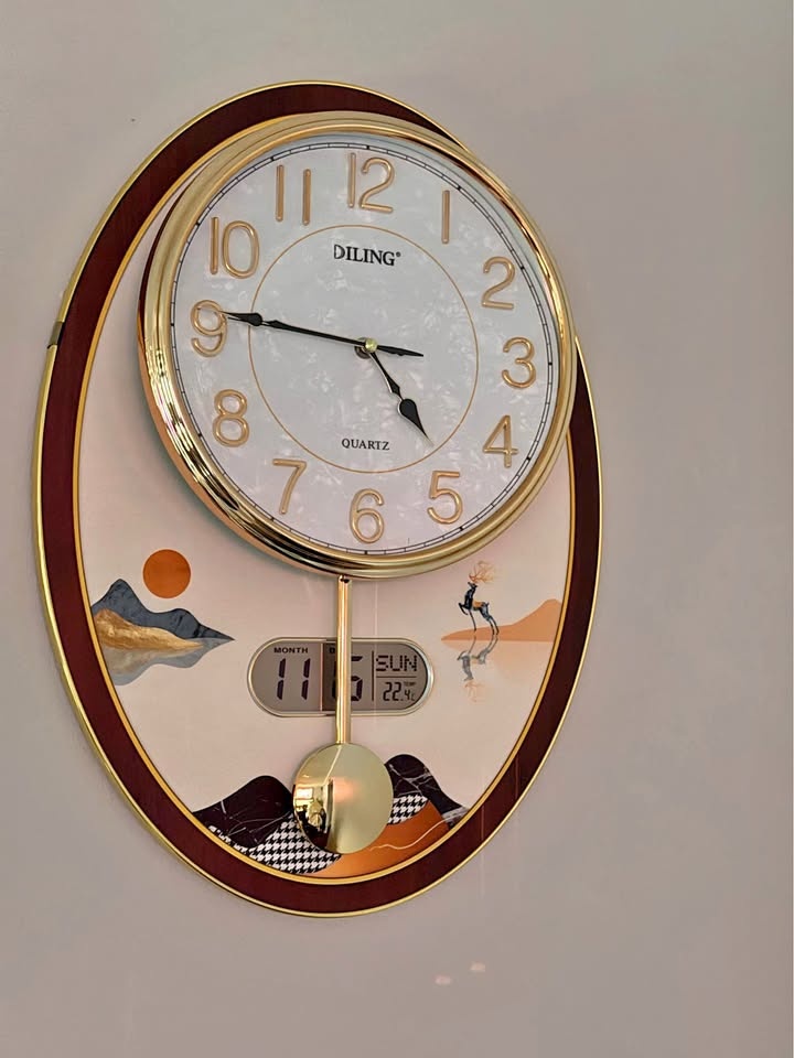 Hermle UW Pendulum Wall Clock