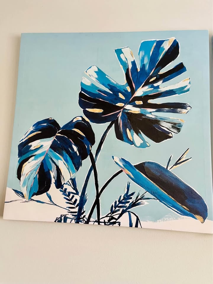 Wall Decor, 2 Pieces, Blue - photo 3