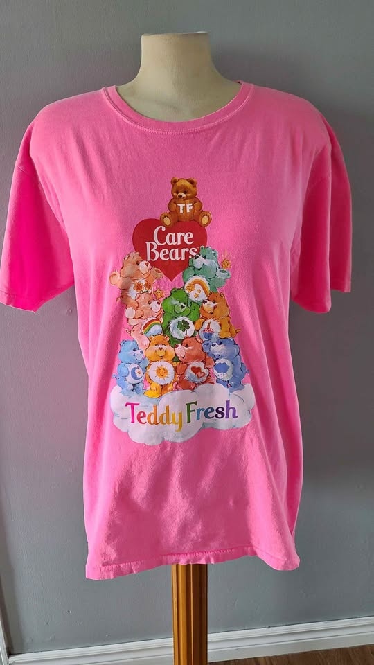 Teddy Fresh x Care Bear - Pink T-Shirt (Large) 🏆