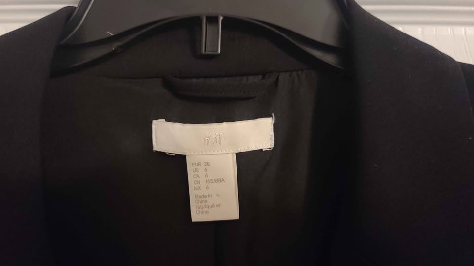 New Black Blazer with Gold Buttons (Size 6) - photo 5