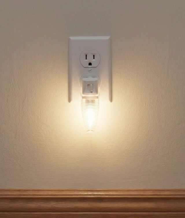 2 for $2 Plug-In Bedside Night Light w/ Soft Diffuser