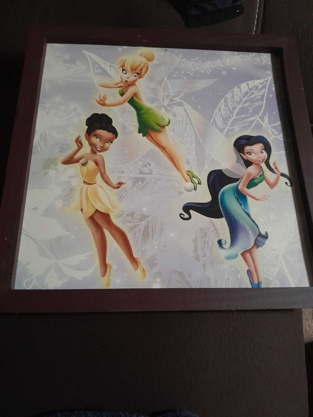 Tinkerbell picture with frame