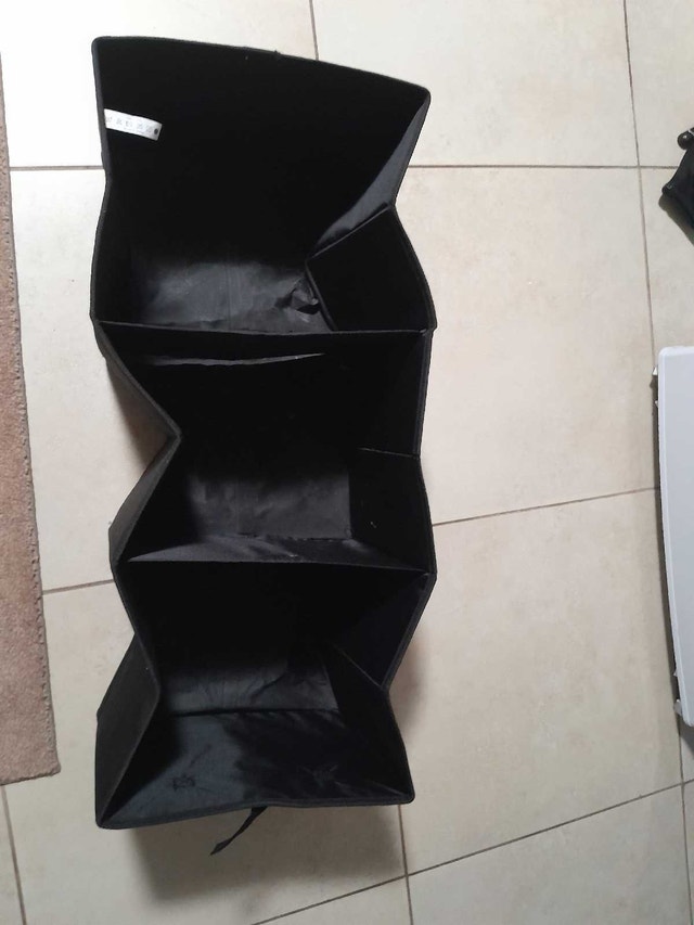 Folding car organizer