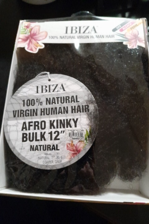 Natural human hair
