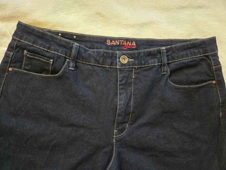 Women's Dark Denim Santana Jeans, Size 16x32 - photo 2