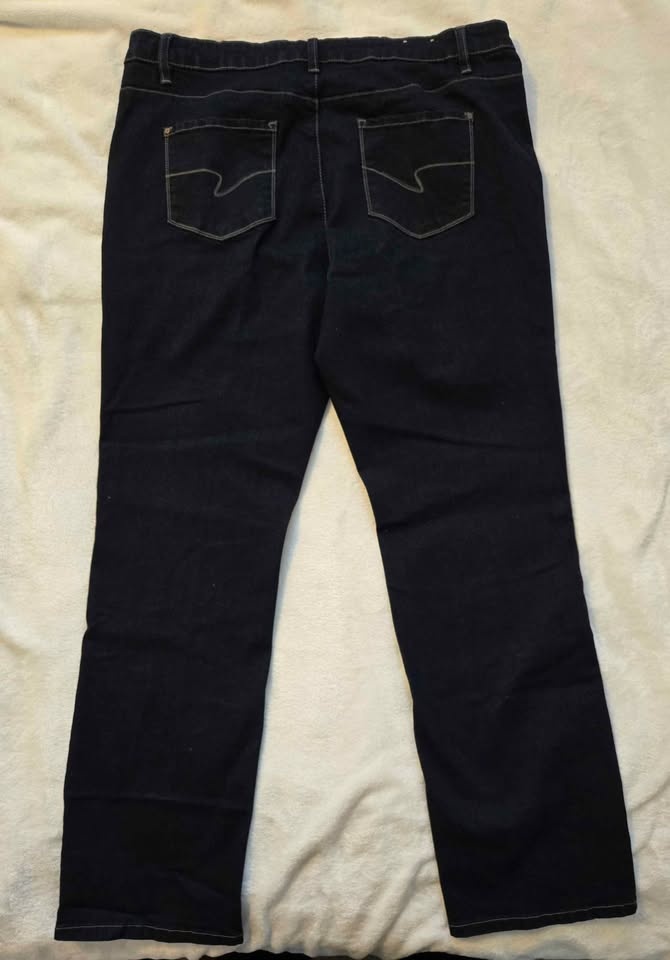 Women's Dark Denim Santana Jeans, Size 16x32 - photo 4
