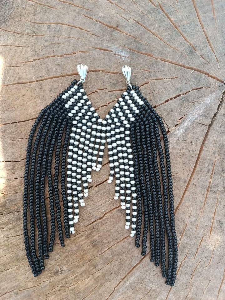 Bead earrings - photo 2