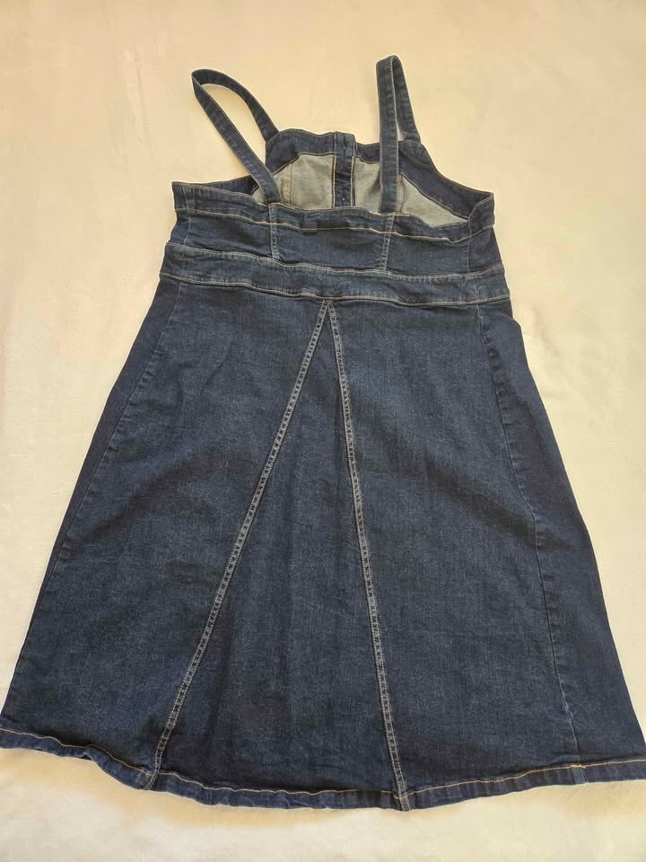 Denim jumper/sleeveless dress, Size 1X - photo 2