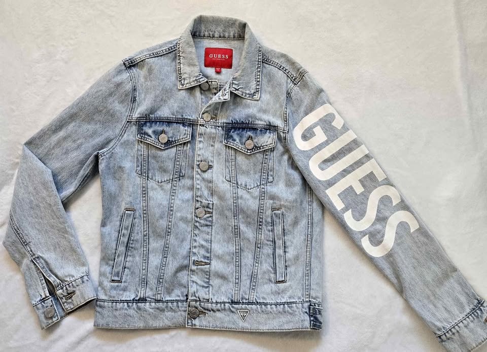 Guess Trucker Jean Jacket, Men's S
