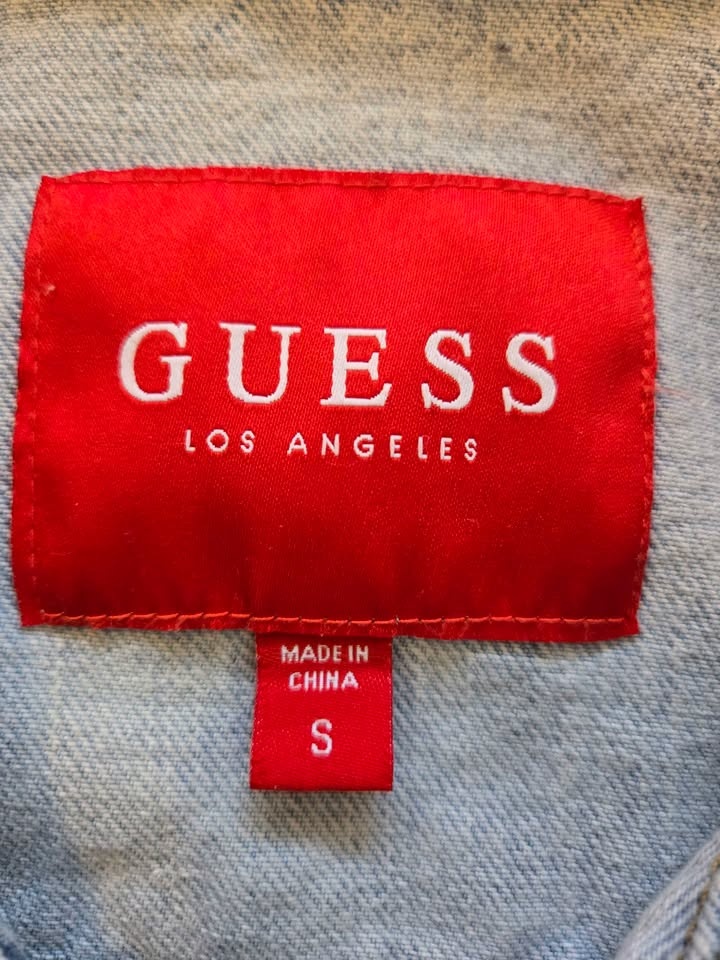 Guess Trucker Jean Jacket, Men's S - photo 2