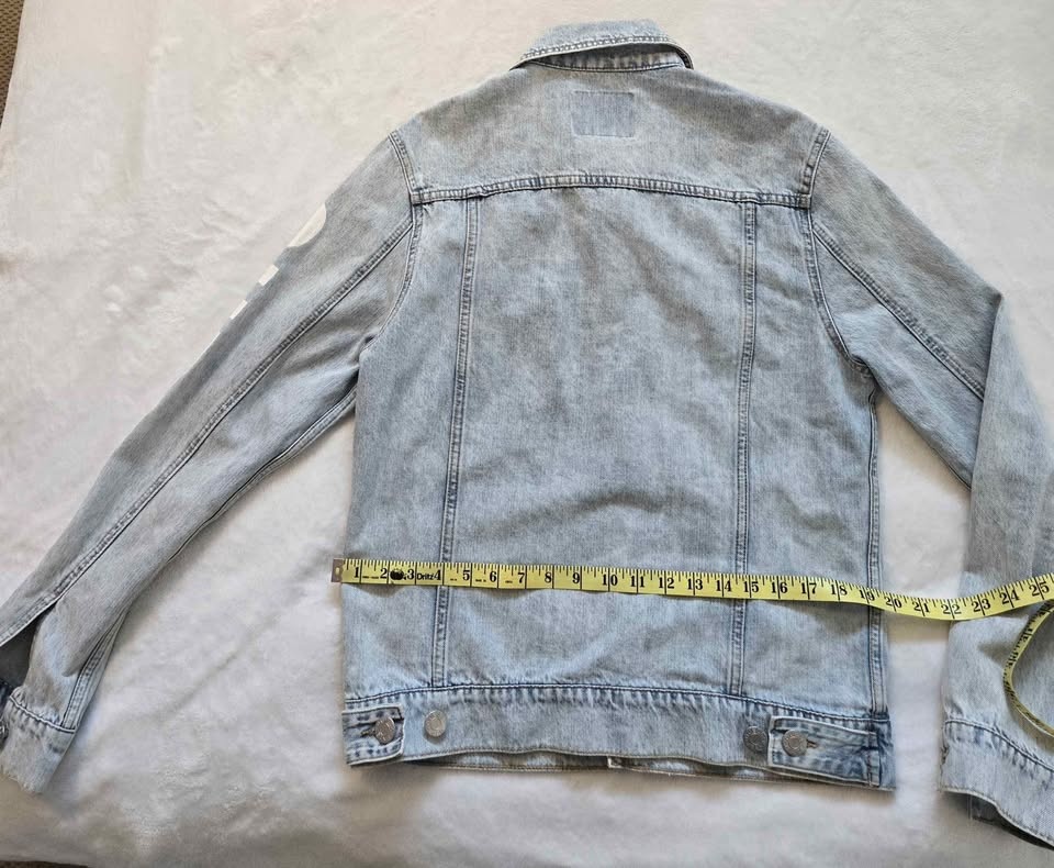 Guess Trucker Jean Jacket, Men's S - photo 3