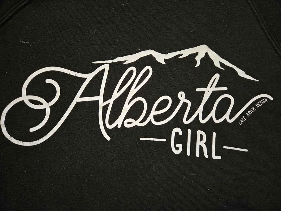 "Alberta Girl" Black Sweatshirt, Size L - photo 4