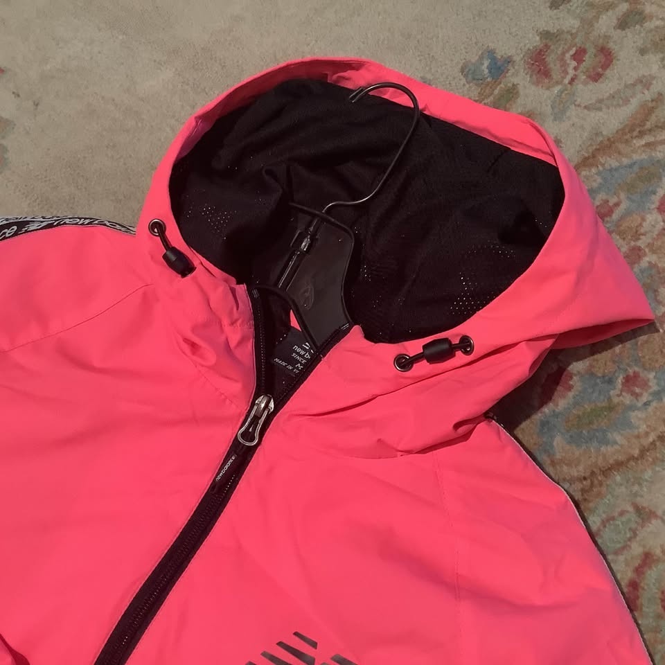 New Balance Fluorescent Pink Hooded Windbreaker Jacket - photo 2