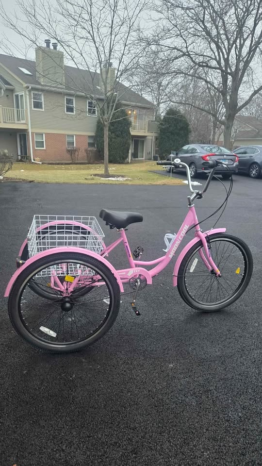 New professionally assembled adult tricycle
