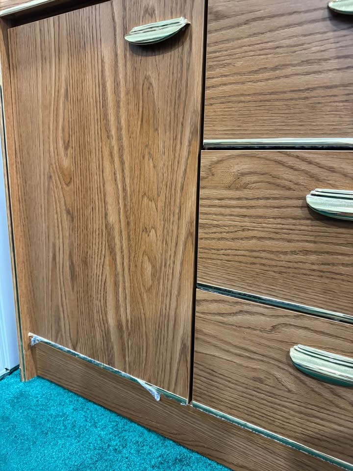 Wooden Dresser with Mirror - photo 4