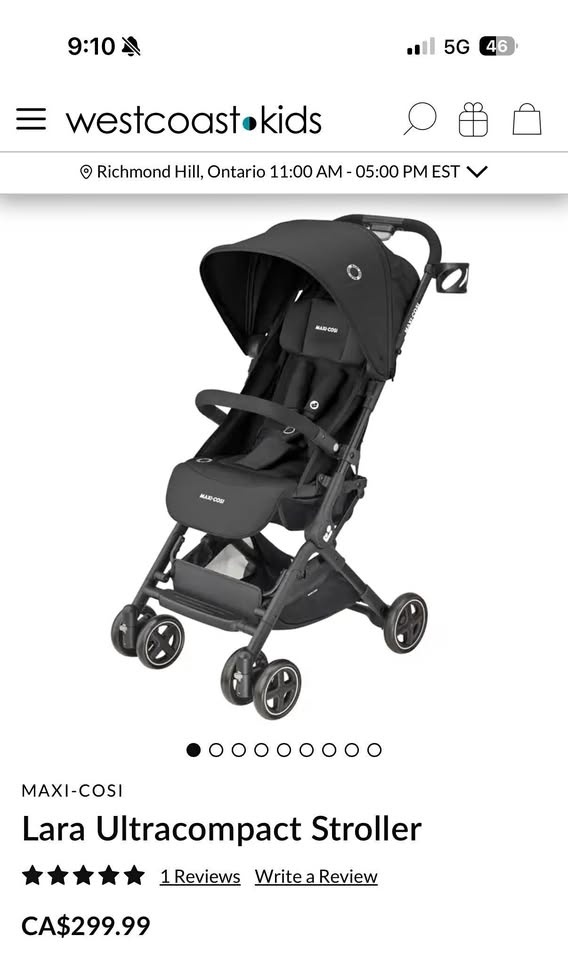 MAXI-COSI LARA ULTRA COMPACT STROLLER