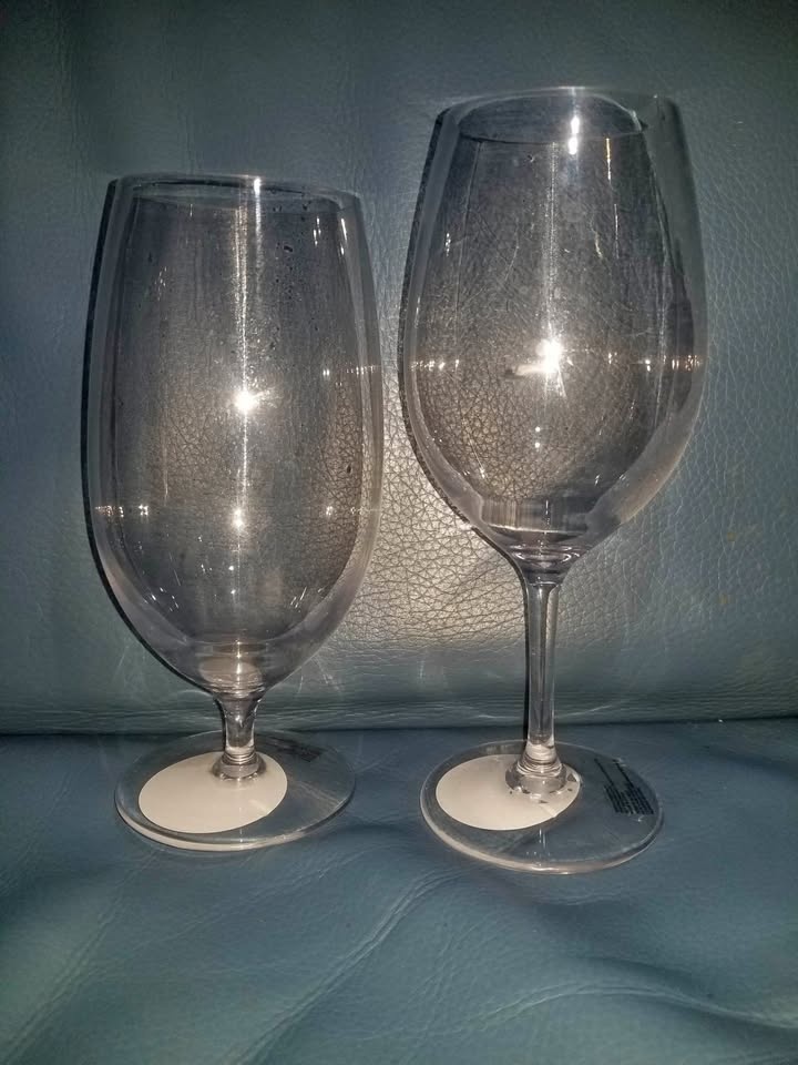 Brand New Plastic Wine Glasses (Set of 2) $3 each or $5 for both