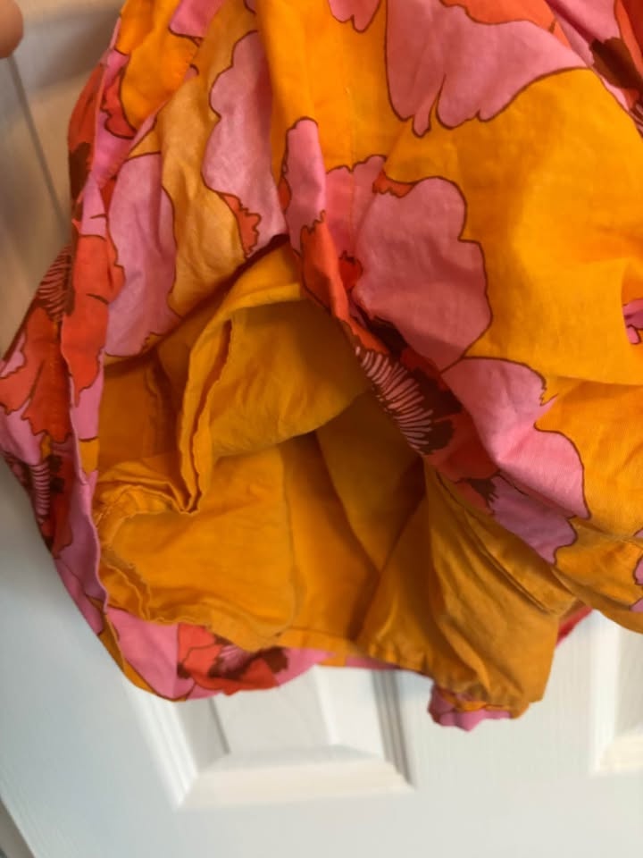 BabyGap 18-24M Baby Toddler Dress - Pink and Orange Peonies plus - photo 4