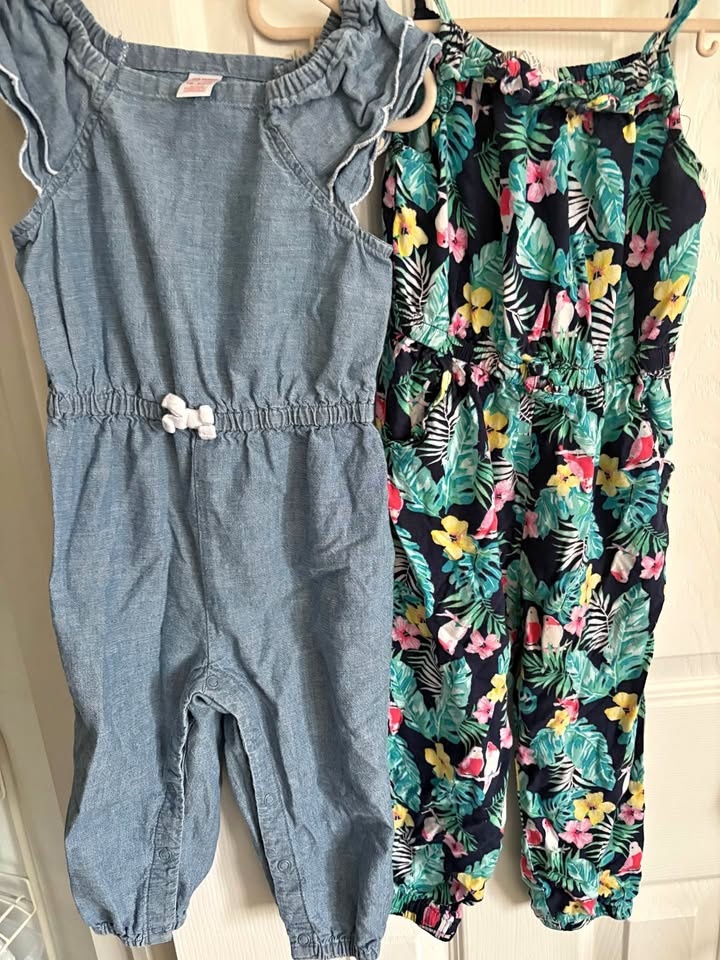 H&M and JoeFresh 18-24M/2T Baby Toddler Romper Set (2pcs)