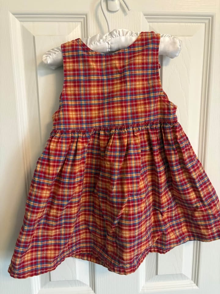Vintage 18M Baby Toddler Plaid Sun Dress plus BabyGap Bloomers - photo 2