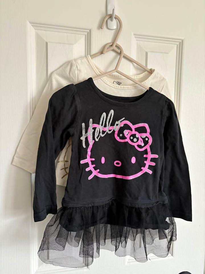 HelloKitty Sanrio 2T Toddler Shirt Set (2pcs)