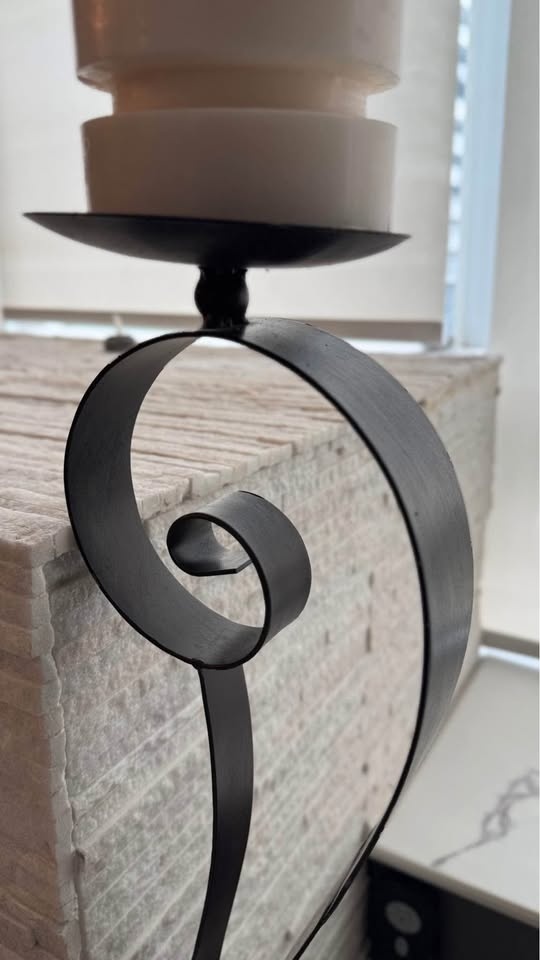 Wrought iron candle holder for wall - photo 2