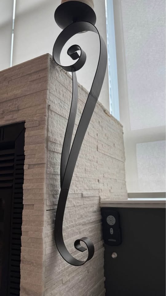 Wrought iron candle holder for wall - photo 5