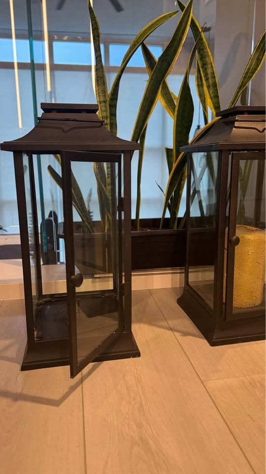 Wrought iron large candle holder ￼ - photo 5