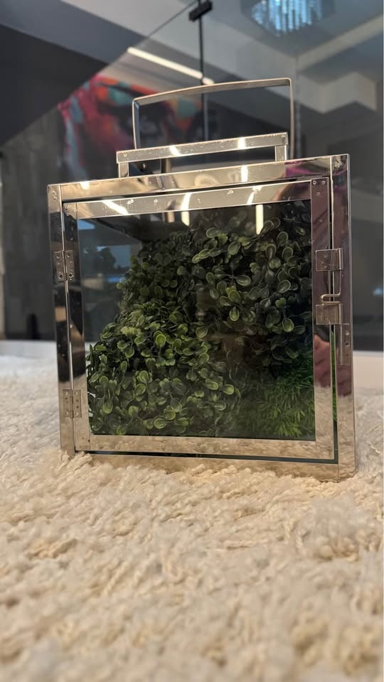 Chrome candle holder - photo 3