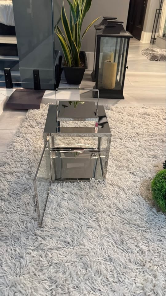 Chrome candle holder - photo 4