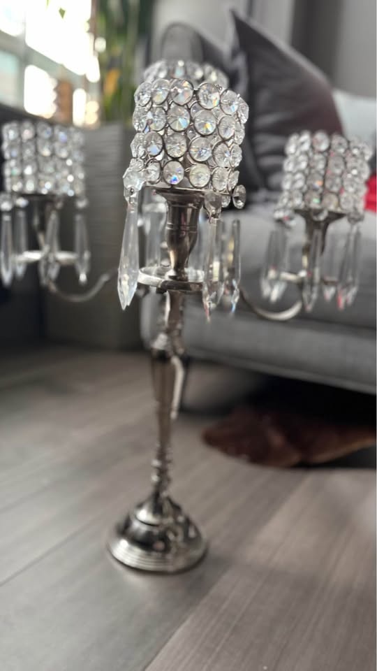 Candelabra crystal candle holder - photo 2