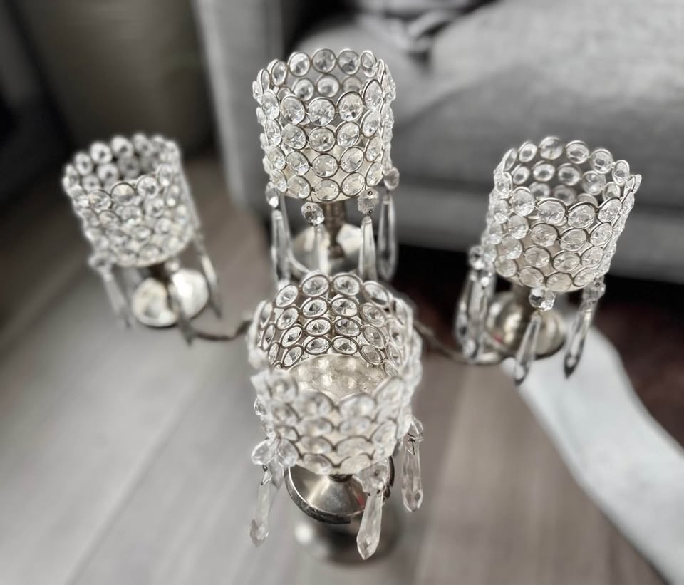 Candelabra crystal candle holder - photo 3