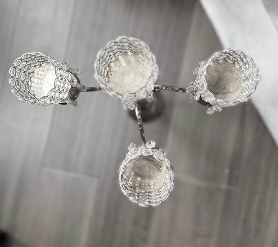 Candelabra crystal candle holder - photo 4